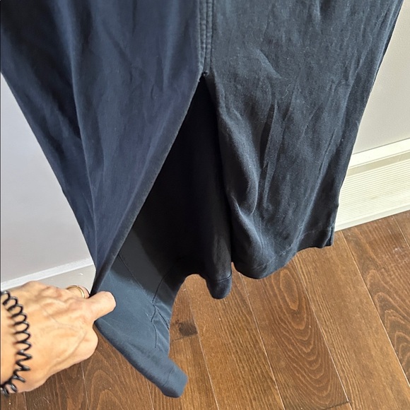 Frame Denim Slit Midi Dress Charcoal - Picture 6 of 10